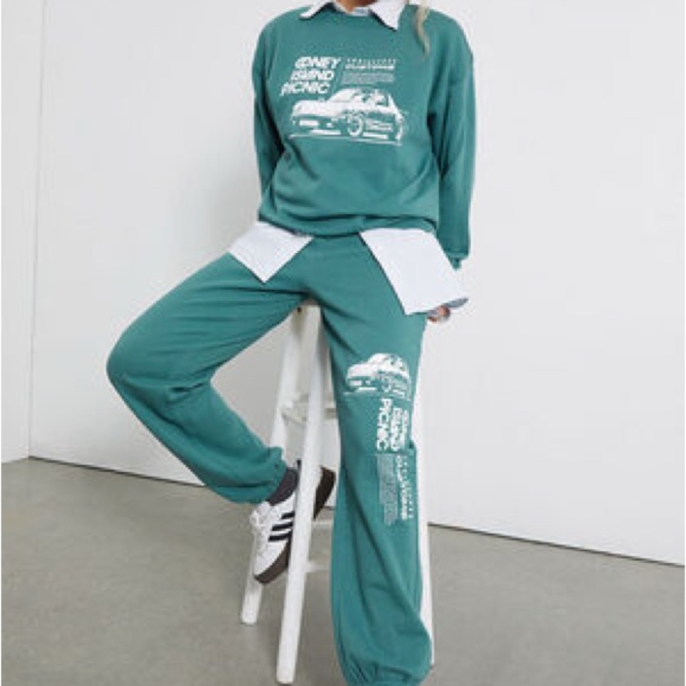 Pacsun don't island picking sweat suit 100% organic cotton